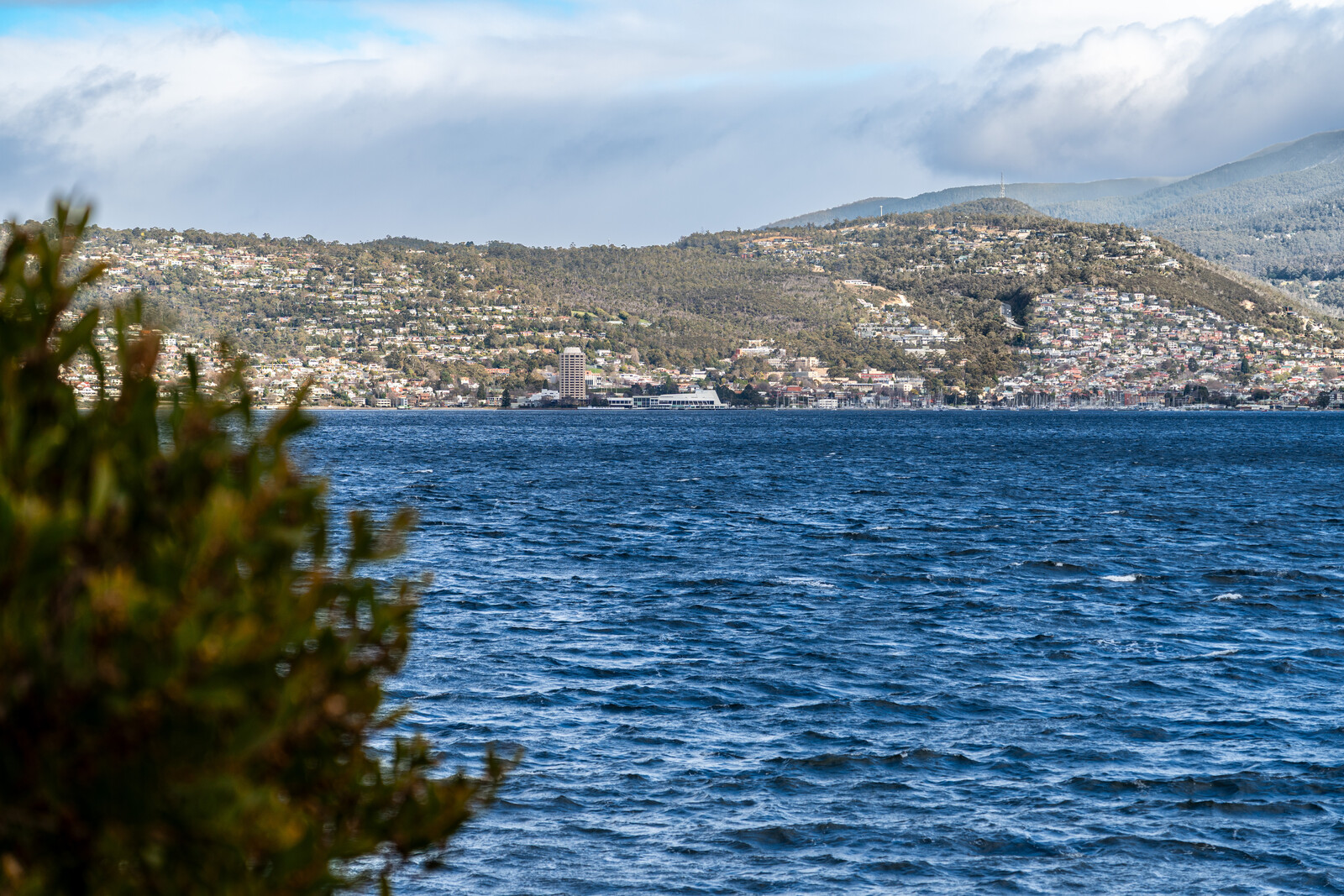 Hobart ocean harbour view