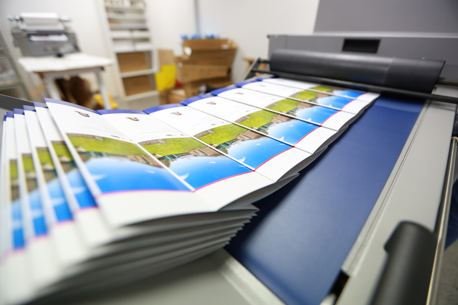 Real Estate Brochures being printed